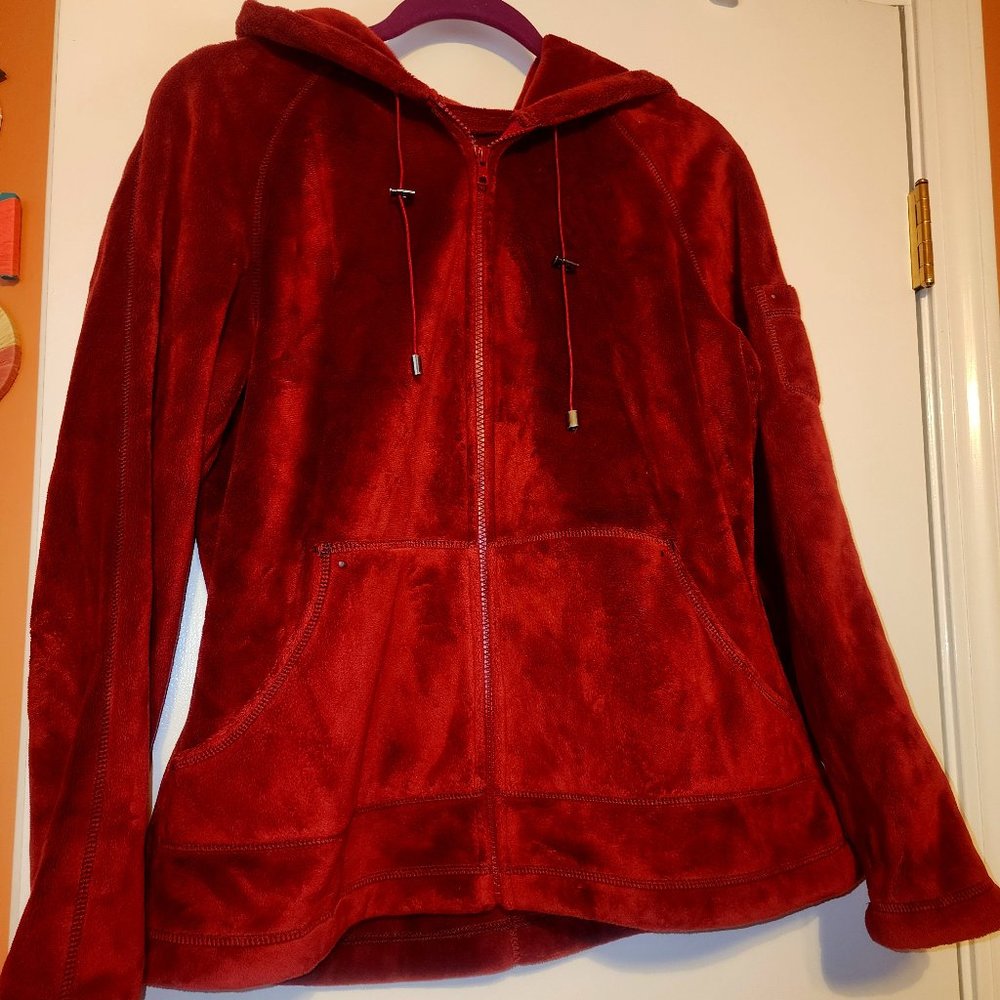 Kristen Blake Women's Plush Red Hoodie Size L